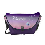 Dandelion Wishes & Dreams - Purple Messenger Bag