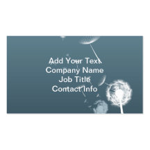 Dandelions Business Card Template