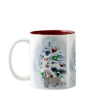 Dandie Dinmont Terrier Christmas mugs