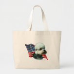 Dandie Dinmont Terrier Flag Tote Bag