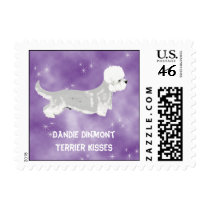 Dandie Dinmont Terrier - Kisses Postage Stamp