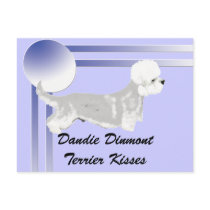 Dandie Dinmont Terrier - Kisses Post Cards