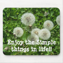 dandilions Mousepad by KatAnnette dandilions Mousepad