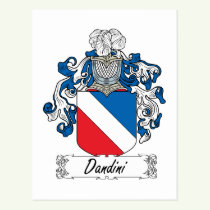 Dandini Family Crest Postcard