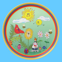 Dandy Lion & Friends Plate plates