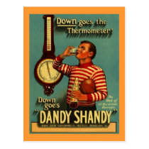 DANDY SHANDY Beverage Ad Vintage Advertising Re~PC postcards
