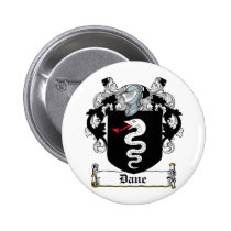 Dane Family Crest Button