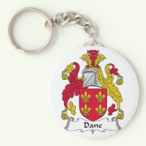 Dane Family Crest Keychain