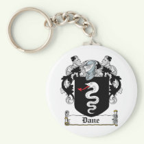 Dane Family Crest Keychain