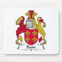 Dane Family Crest Mousepad