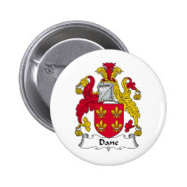Dane Family Crest Button