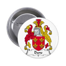 Dane Family Crest Button