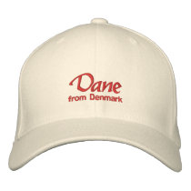 Dane Name Cap / Hat embroidered hats