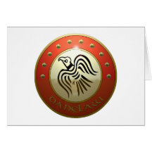 Danelaw Shield Greeting Card