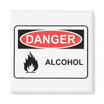Danger Alcohol magnets by baxiemur Danger Alcohol magnets