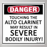 Danger Alto Clarinet Print