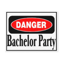 Danger, Bachelor Party postcards