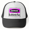 Danger Bachelorette Party hats by CelebrationZazzle Danger Bachelorette Party hats
