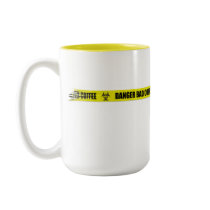 Danger Bad Coffee mugs by freakyfrobro Danger Bad Coffee mugs