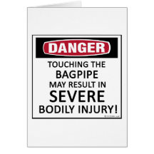 Danger Bagpipe Cards