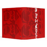DANGER 3 RING BINDERS