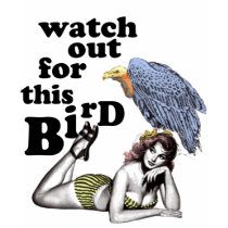 Danger Bird! t-shirts