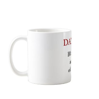 DANGER! Black belt in need of coffee! zazzle_mug