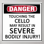 Danger Cello Poster