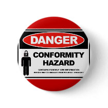 Danger Conformity Hazard buttons