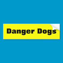 Danger Dogs bumper stickers