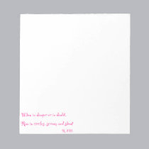Danger:Doubt Notepad notepads