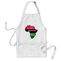 DANGER - Educated Black Woman aprons by Kwanzaa DANGER - Educated Black Woman aprons