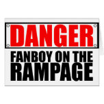 DANGER: Fanboy on the Rampage cards