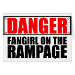 DANGER: Fangirl on the Rampage cards