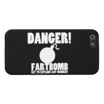 Danger!  Fartbomb to Explode Cover For iPhone 5