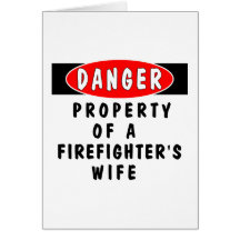 Danger!  FF Wife Greeting Card