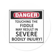 Danger Fiddle stickers