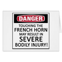 Danger French Horn cards