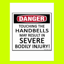 Danger Handbells postcards