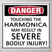 Danger Harmonica Posters