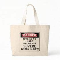 Danger Harp Canvas Bags
