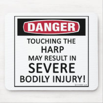 Danger Harp Mousepad