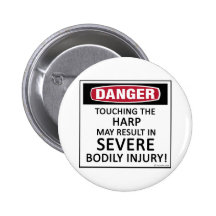 Danger Harp Pins
