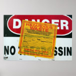Danger Hazardous Waste Print