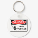 DANGER HIGH VOLTAGE keychains by baxiemur DANGER HIGH VOLTAGE keychains