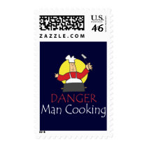 Danger Man Cooking Stamp