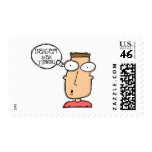 Danger Man Thinking Funny Gift postage