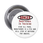 Danger Marathoner Button