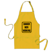 Danger Men Working Apron by ohgeez Danger Men Working Apron