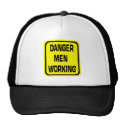 Danger Men Working Hat